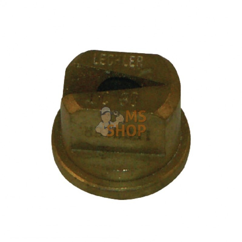 OC30806; LECHLER; Buse à jet plat OC 90° 30 dorée laiton Lechler; pièce detachée OC30806; LECHLER; Buse à jet plat OC 90° 30 dorée laiton Lechler; pièce detachée