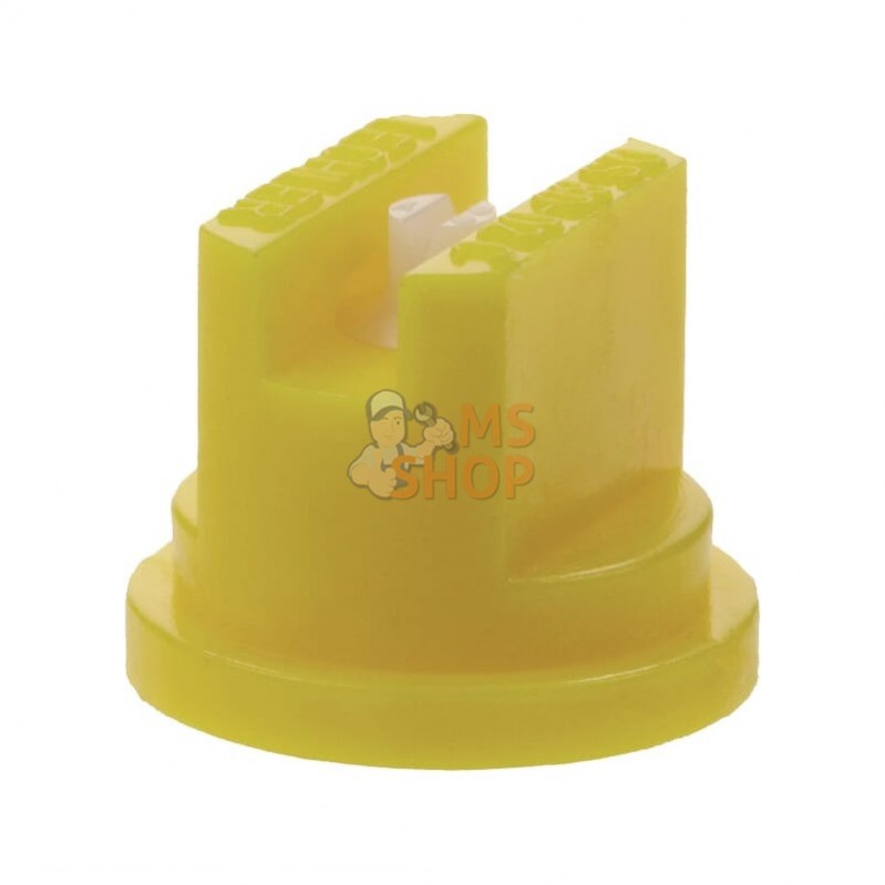 QS8002C; LECHLER; Buse à jet plat QS 80° 2 jaune céramique Lechler; pièce detachée QS8002C; LECHLER; Buse à jet plat QS 80° 2 jaune céramique Lechler; pièce detachée
