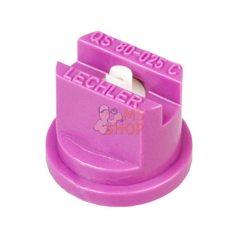 QS80025C; LECHLER; Buse à jet plat QS 80° 25 violet céramique Lechler; pièce detachée QS80025C; LECHLER; Buse à jet plat QS 80° 25 violet céramique Lechler; pièce detachée
