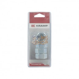 KR93420P004; KRAMP BLISTER; Écrou M20 zingué (x4); pièce detachée