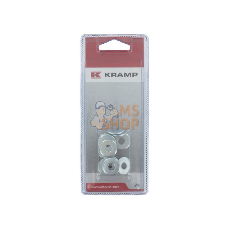 KR9021A6P020; KRAMP BLISTER; Rondelle de carrosserie M6 (20x); pièce detachée KR9021A6P020; KRAMP BLISTER; Rondelle de carrosserie M6 (20x); pièce detachée