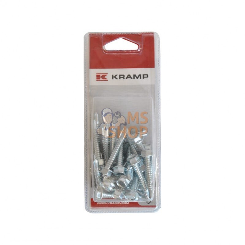 KR7504K6338P025; KRAMP BLISTER; Vis autoperforante 6K6.3x38 (25x); pièce detachée