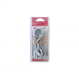 KRCL5DKRP004; KRAMP BLISTER; Goupille Beta double 5mm (4x); pièce detachée