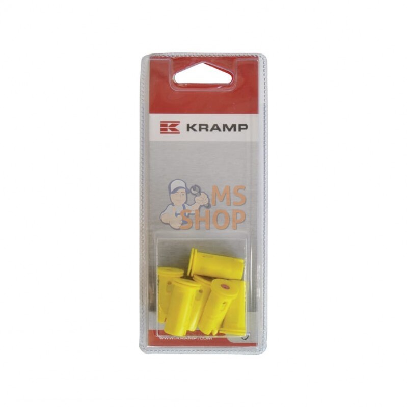 KRAVI11002P006; KRAMP BLISTER; Buse injection d’air 110° jaune (6x); pièce detachée KRAVI11002P006; KRAMP BLISTER; Buse injection d’air 110° jaune (6x); pièce detachée