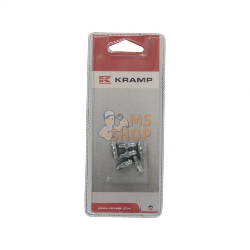 KRGN14180UNFP006; KRAMP BLISTER; Graisseur 1/4" UNF 180° x6; pièce detachée KRGN14180UNFP006; KRAMP BLISTER; Graisseur 1/4" UNF 180° x6; pièce detachée