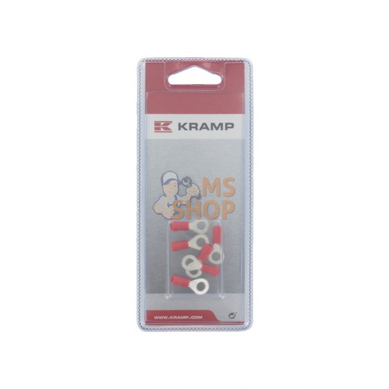 KRLA9160P006; KRAMP BLISTER; Cosses rondes rouge Ø5mm (6x); pièce detachée KRLA9160P006; KRAMP BLISTER; Cosses rondes rouge Ø5mm (6x); pièce detachée