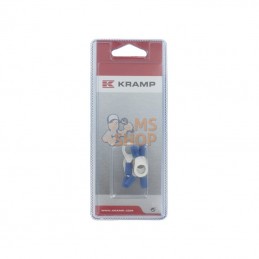 KRLA9100P006; KRAMP BLISTER; Cosses rondes bleues Ø8mm (6x); pièce detachée