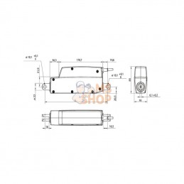 LA12100021001220; LINAK; Actionneur 12V S=100; pièce detachée