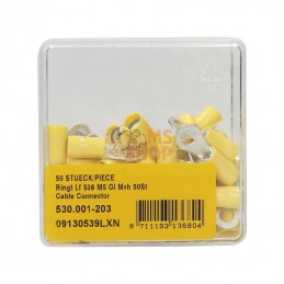 LF538; LITTELFUSE; Cosse ronde jaune; pièce detachée