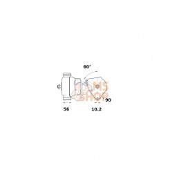 MG343; MAHLE; Alternateur 14 V 70 A; pièce detachée