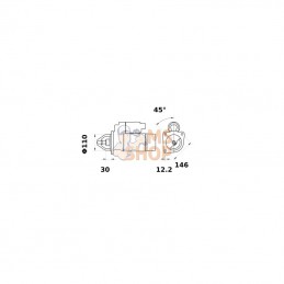 MS79; MAHLE; Démarreur; pièce detachée