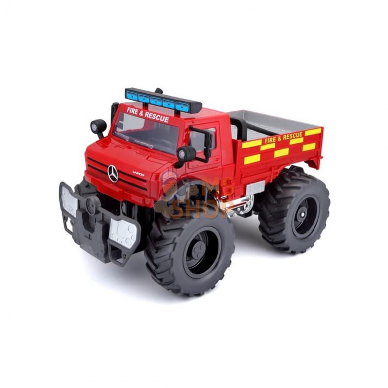 MA82301R; MAISTO; Radiocommande camion pompiers Mercedes Benz Unimog U5023; pièce detachée