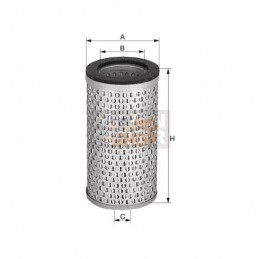 C151241; MANN-FILTER; Filtre à air M&H; pièce detachée
