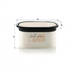 CP29550; MANN-FILTER; Filtre à air; pièce detachée