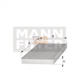 CUK4795; MANN-FILTER; Filtre à air int charbon actif; pièce detachée