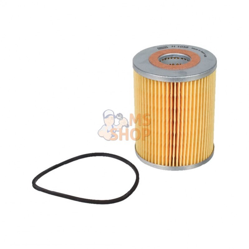 H1038X; MANN-FILTER; Filtre à huile; pièce detachée H1038X; MANN-FILTER; Filtre à huile; pièce detachée