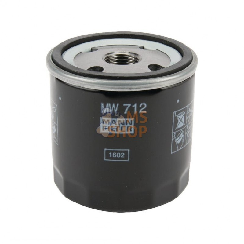 MW712; MANN-FILTER; Filtre à huile; pièce detachée MW712; MANN-FILTER; Filtre à huile; pièce detachée