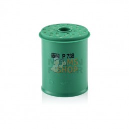 P738X; MANN-FILTER; Filtre à carburant; pièce detachée