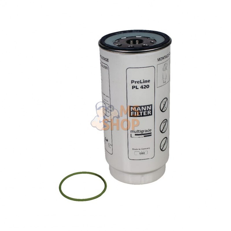 PL420X; MANN-FILTER; Cartouche filtrante carburant; pièce detachée PL420X; MANN-FILTER; Cartouche filtrante carburant; pièce detachée