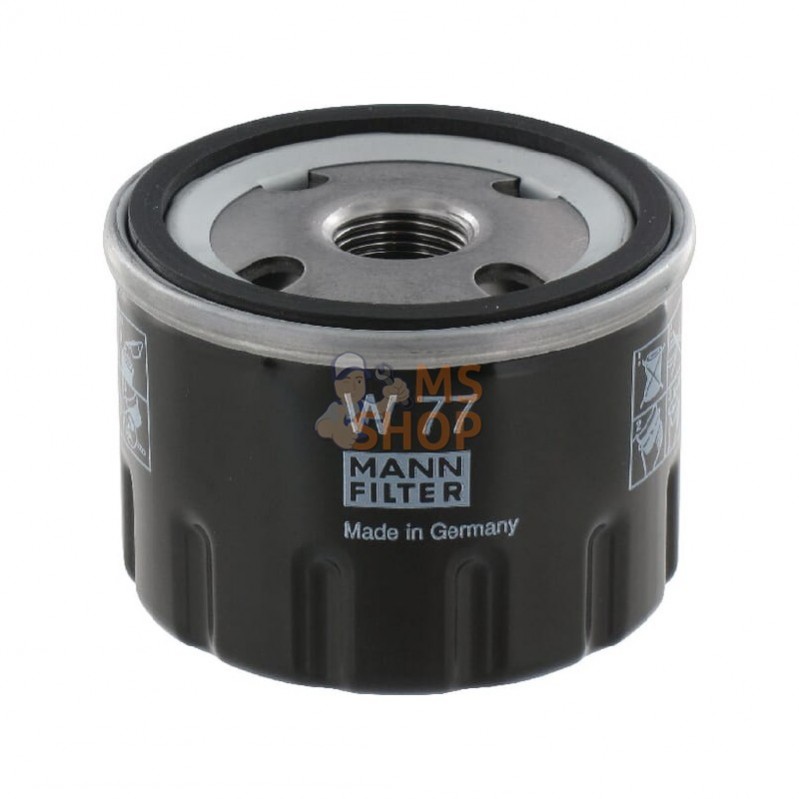 W77; MANN-FILTER; Filtre à huile; pièce detachée W77; MANN-FILTER; Filtre à huile; pièce detachée