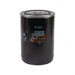 W940; MANN-FILTER; Cartouche filtr d'huile lubrif; pièce detachée