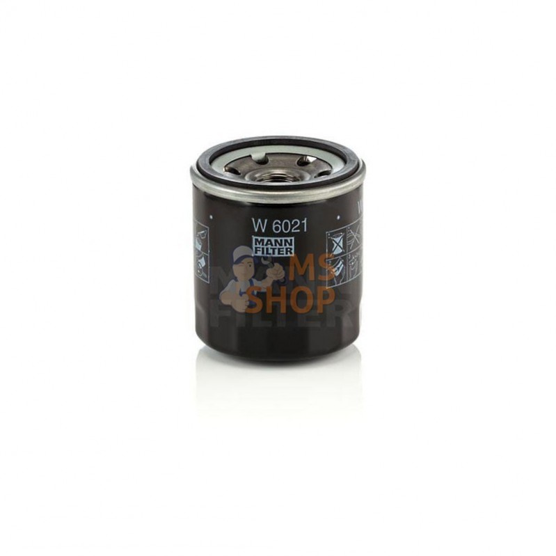 W6021; MANN-FILTER; Filtre à huile; pièce detachée W6021; MANN-FILTER; Filtre à huile; pièce detachée
