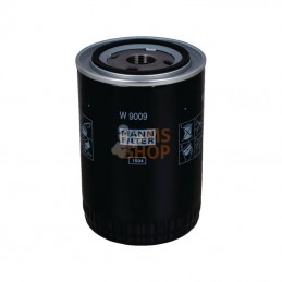 W9009; MANN-FILTER; Cartouche filtr d'huile lubrif; pièce detachée