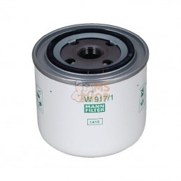 W9171; MANN-FILTER; Filtre à huile M&H; pièce detachée
