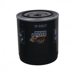W9307; MANN-FILTER; Cartouche filtre à huile; pièce detachée