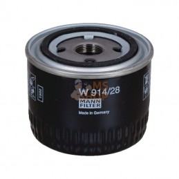 W91428; MANN-FILTER; Cartouche filtr d'huile lubrif; pièce detachée