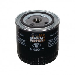 W92017; MANN-FILTER; Cartouche filtre à huile; pièce detachée