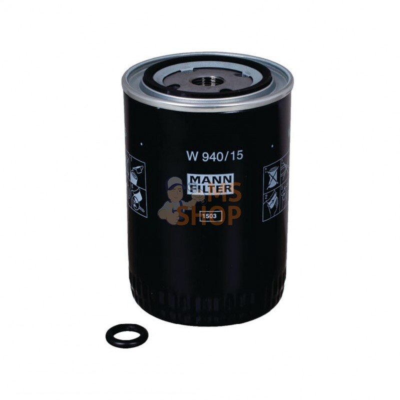 W94015N; MANN-FILTER; Cartouche filtre à huile; pièce detachée W94015N; MANN-FILTER; Cartouche filtre à huile; pièce detachée