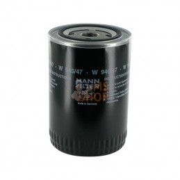 W94047; MANN-FILTER; Filtre à huile M&H; pièce detachée