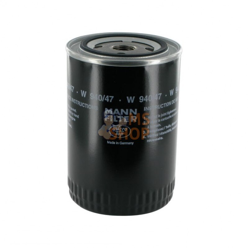 W94047; MANN-FILTER; Filtre à huile M&H; pièce detachée