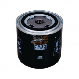 WD920; MANN-FILTER; Cartouche filtrante huile hydr; pièce detachée