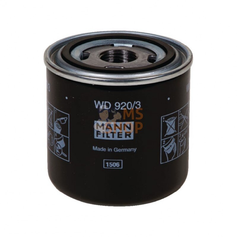 WD9203; MANN-FILTER; Filtre hydraulique; pièce detachée WD9203; MANN-FILTER; Filtre hydraulique; pièce detachée