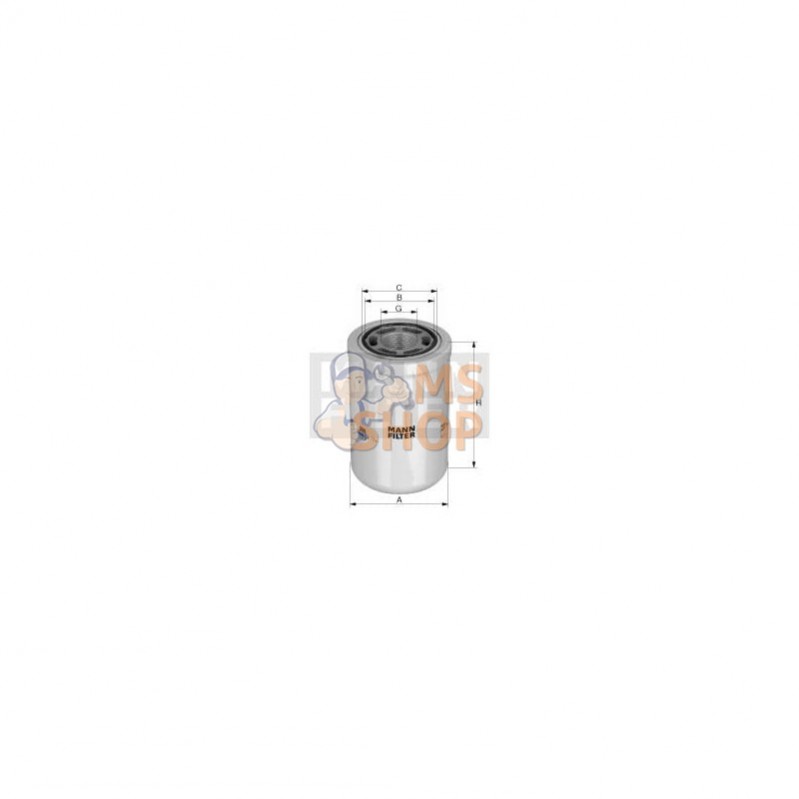 WH9602; MANN-FILTER; Hydraulics; pièce detachée