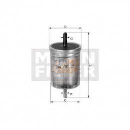 WK79; MANN-FILTER; Cartouche filtrante carburant; pièce detachée
