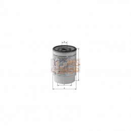 WK9241X; MANN-FILTER; Filtre à carburant; pièce detachée