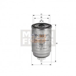 WK84211; MANN-FILTER; Cartouche filtrante carburant; pièce detachée
