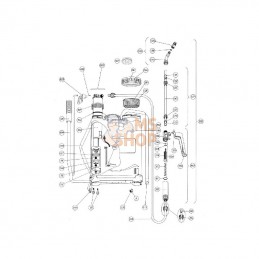 SPM83947; MATABI; Pulvérisateur 16L Super Green (jardin); pièce detachée