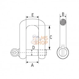 FSH78; MCBULL; Maillon 7/8"; pièce detachée