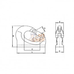 WAASH1; MCBULL; Crochet à souder 1,1 t; pièce detachée