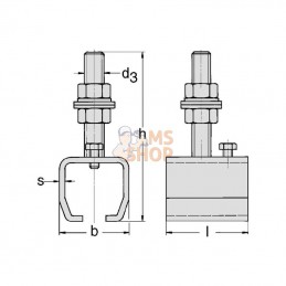 TB335505; MEA; Douille p.rail Gr.0 réglable; pièce detachée