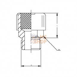 OF02; MINTOR; Bouchon reniflard 1/8" BSP; pièce detachée