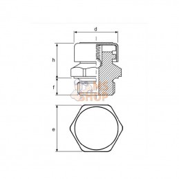 OF08K; MINTOR; Filtre purgeur 1/2" + soupape; pièce detachée