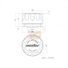 TAL4080; MINTOR; Bouchon de rempl. réserv.; pièce detachée