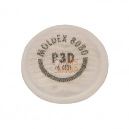 8080MOL; MOLDEX; Filtre P3 R (8 pcs.); pièce detachée