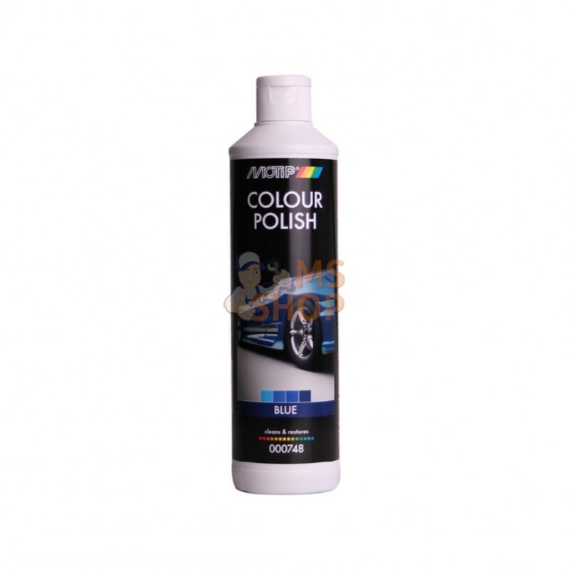 000748; MOTIP; Polish pigmenté Colour Polish Bleu 500 ml; pièce detachée 000748; MOTIP; Polish pigmenté Colour Polish Bleu 500 ml; pièce detachée