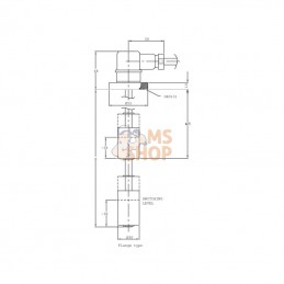 LENA1501FLBSP; MP FILTRI; Inetr. niveau 1Fl/1"BSP 150mm; pièce detachée